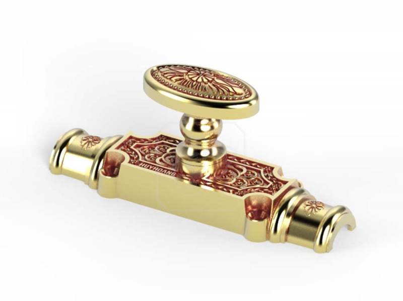 Chốt cremone đồng cỡ đại HC09