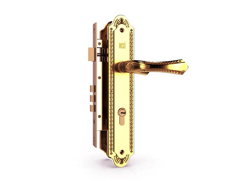Khóa tay gạt cửa ra vào HC8561-PVDGO