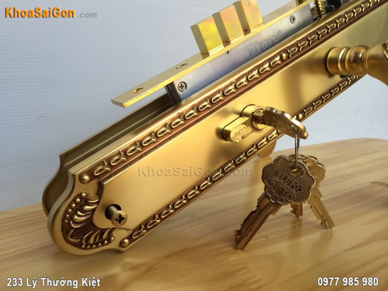 Kh&oacute;a tay nắm cửa ch&iacute;nh Elupo EL-5606 -3
