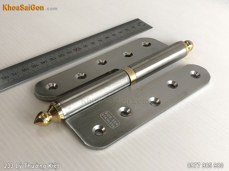 Bản lề cối inox SUS-304 ch&oacute;p đồng nhọn QH-10 -3