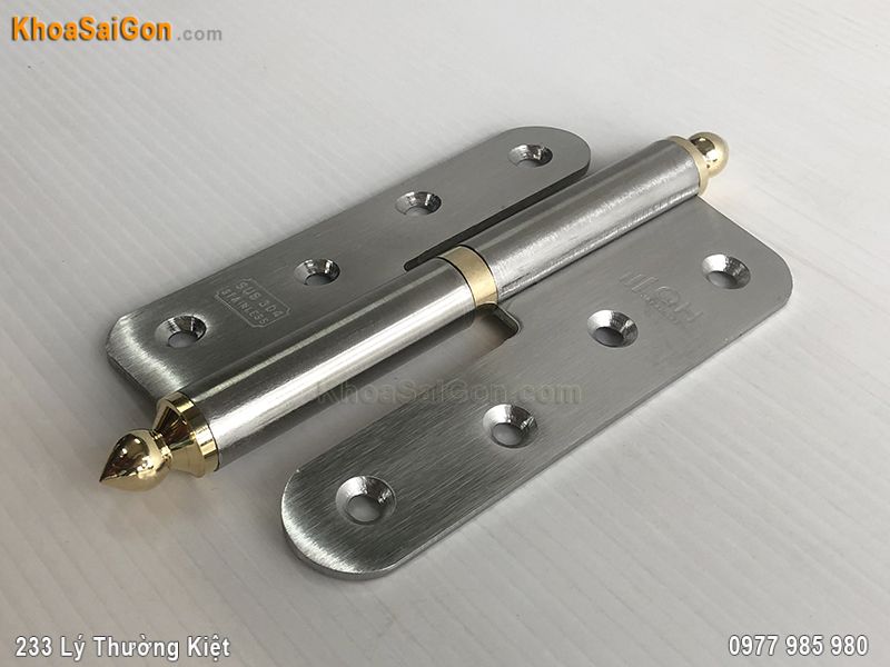 Bản lề cối inox SUS-304 chóp đồng nhọn QH-05 -1 Bản lề cối inox SUS-304 chóp đồng nhọn QH-05 -1