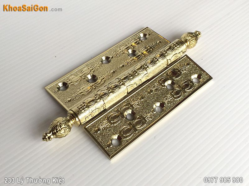 Bản lề l&aacute; đồng b&uacute;p hoa -3