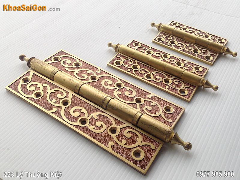 Bản lề l&aacute; đồng hoa d&acirc;y -2
