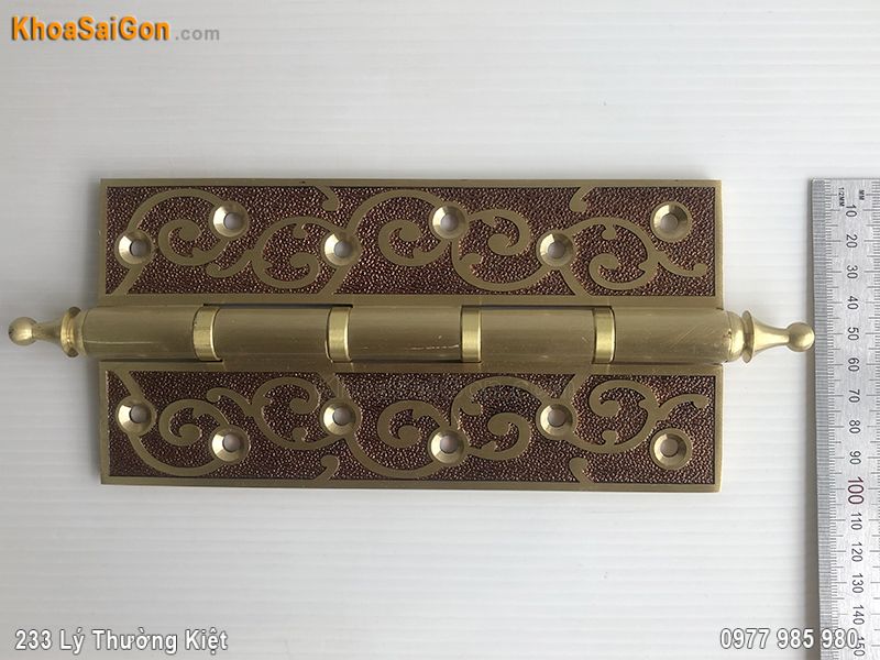 Bản lề l&aacute; đồng hoa d&acirc;y loại 20 cm -2