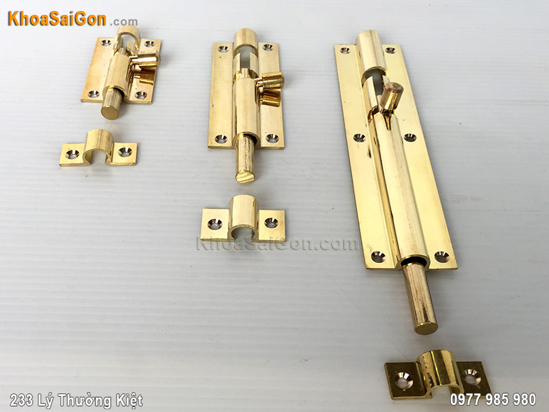 Chốt cửa bằng đồng -1