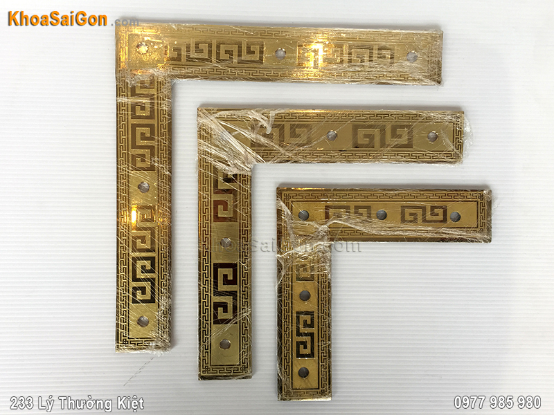 Ke g&oacute;c cửa cổng bằng đồng -4