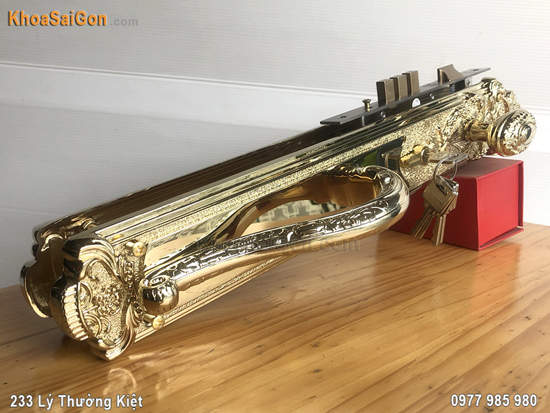 Kh&oacute;a cửa đại sảnh cao cấp HC8524DS-PVDGO -5