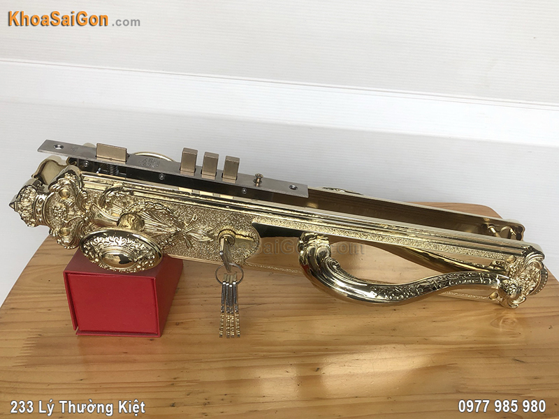Kh&oacute;a cửa đại sảnh cao cấp HC8524DS-PVDGO -8