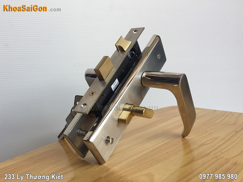 Khóa cửa tay gạt thông phòng SS5810 -3 Khóa cửa tay gạt thông phòng SS5810 -3