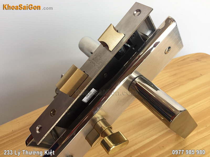 Khóa cửa tay gạt thông phòng SS5810 -6 Khóa cửa tay gạt thông phòng SS5810 -6
