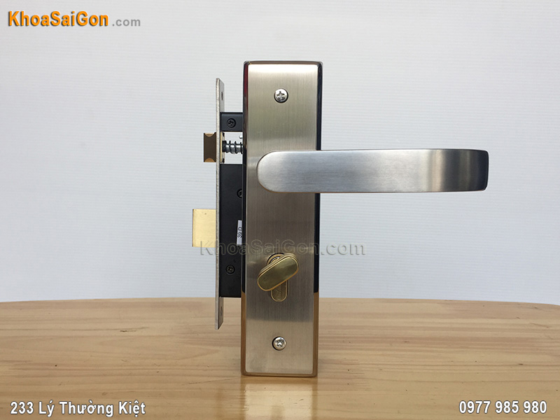 Khóa cửa tay gạt thông phòng SS5810 -8 Khóa cửa tay gạt thông phòng SS5810 -8