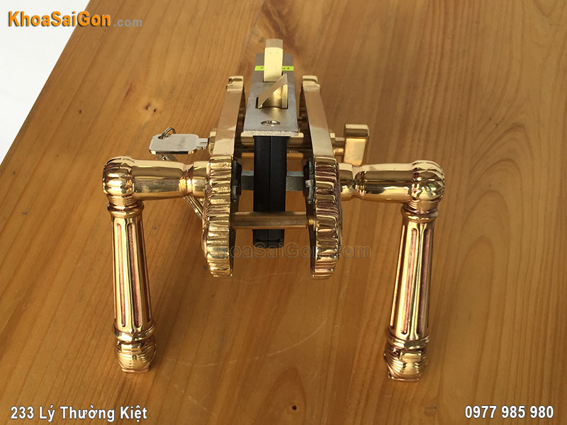 Kh&oacute;a tay gạt cửa th&ocirc;ng ph&ograve;ng HC5826 -4