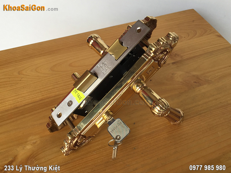 Kh&oacute;a tay gạt cửa th&ocirc;ng ph&ograve;ng HC5826 -6