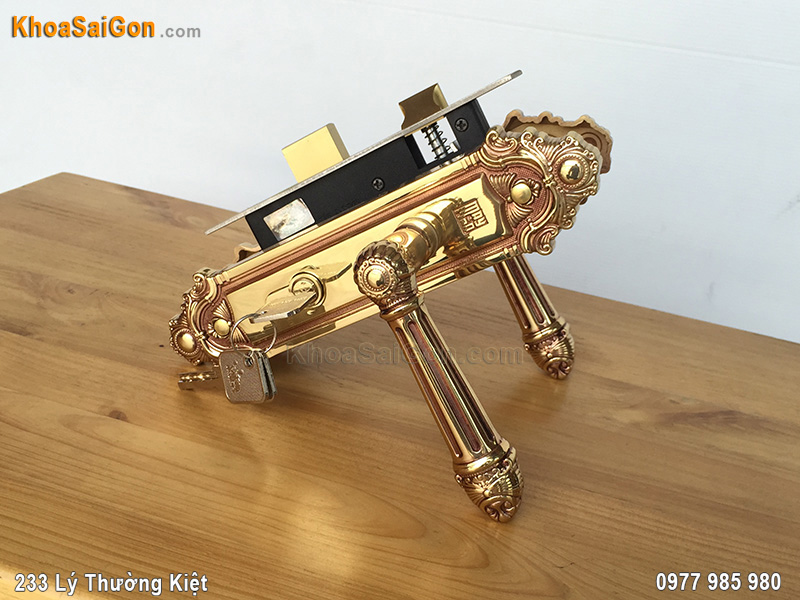 Kh&oacute;a tay gạt cửa th&ocirc;ng ph&ograve;ng HC5826 -8