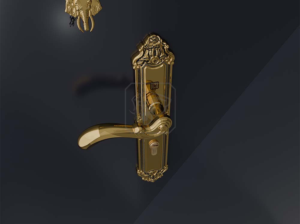 Kh&oacute;a tay gạt cửa th&ocirc;ng ph&ograve;ng HCP5829 -2