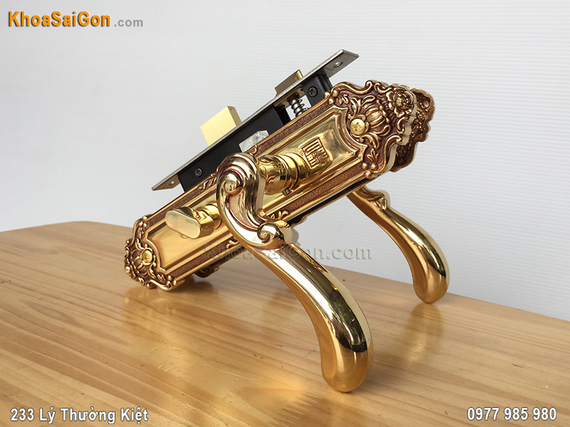 Kh&oacute;a tay gạt cửa th&ocirc;ng ph&ograve;ng HCP5829 -8