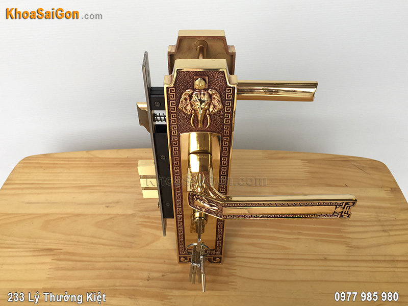 Kh&oacute;a tay nắm cửa ra v&agrave;o HCP8528 -8