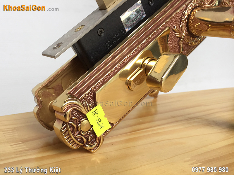 Kh&oacute;a tay nắm cửa th&ocirc;ng ph&ograve;ng HC5824 -7