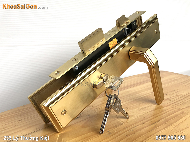 Khóa cửa chính inox Việt Tiệp 04185 - 4 Khóa cửa chính inox Việt Tiệp 04185 - 4