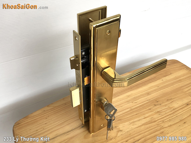 Khóa cửa chính inox Việt Tiệp 04185 - 6 Khóa cửa chính inox Việt Tiệp 04185 - 6