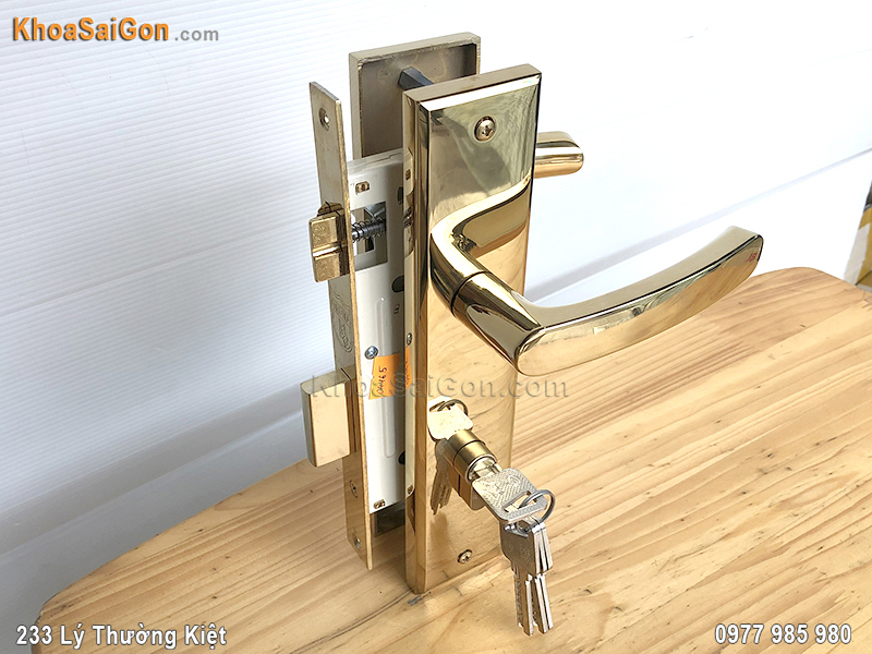 Kh&oacute;a tay gạt inox Việt Tiệp 04165 - 6