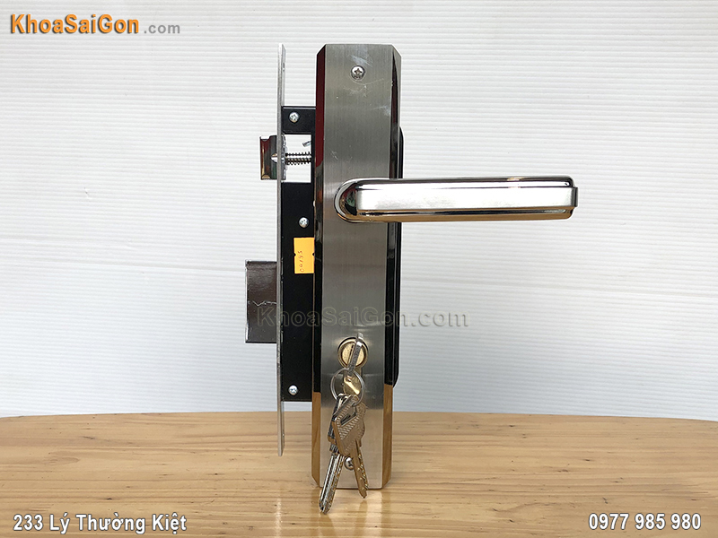 Kh&oacute;a tay gạt inox Việt Tiệp 04193 - 6