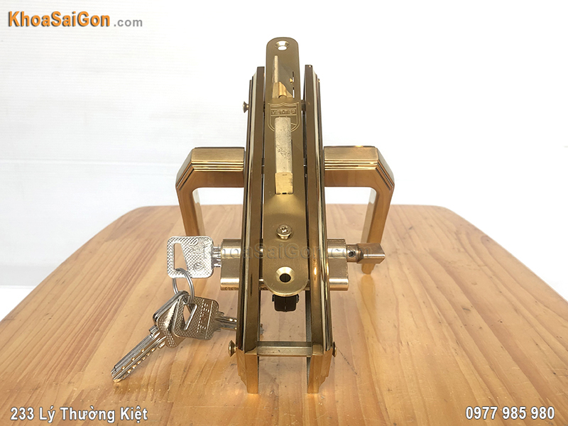 Kh&oacute;a tay gạt inox Việt Tiệp 04315 - 3