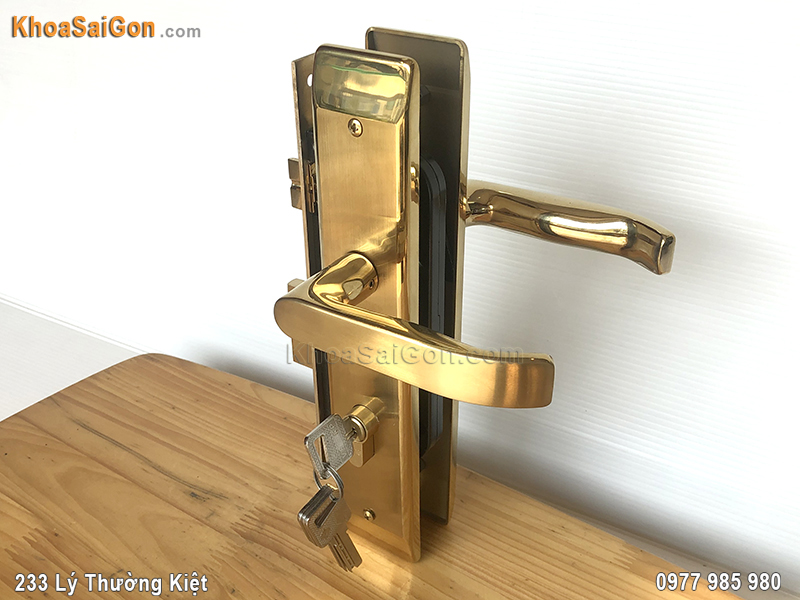 Kh&oacute;a tay gạt inox Việt Tiệp 04835 -6