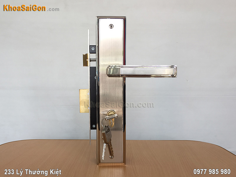 Kh&oacute;a tay gạt inox Việt Tiệp 04933 -6