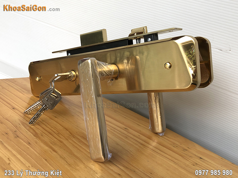 Kh&oacute;a tay nắm cửa ch&iacute;nh Việt Tiệp 04935 - 4