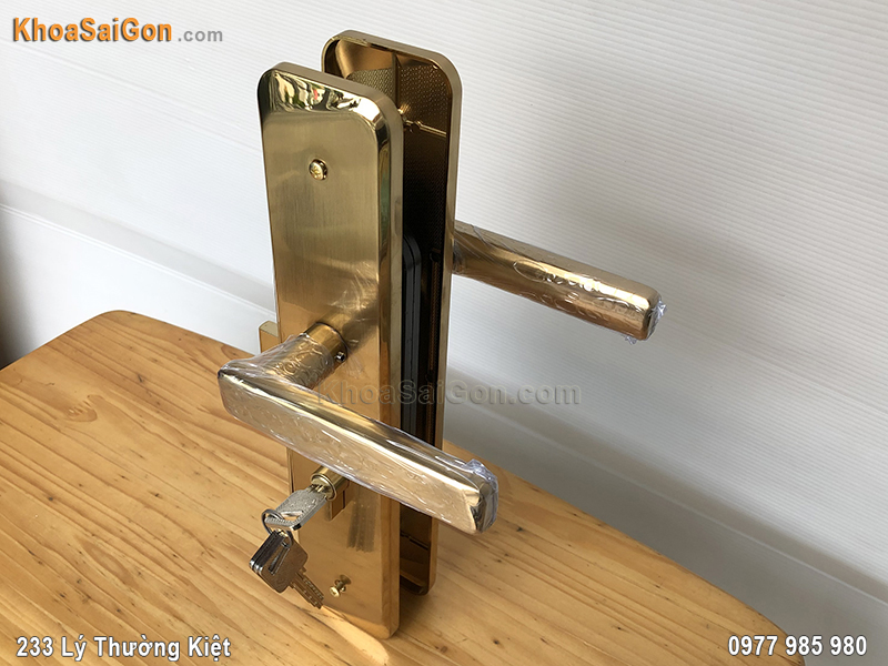 Kh&oacute;a tay nắm cửa ch&iacute;nh Việt Tiệp 04935 - 5