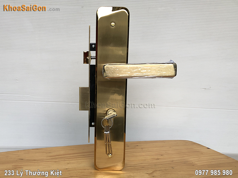 Kh&oacute;a tay nắm cửa ch&iacute;nh Việt Tiệp 04935 - 6