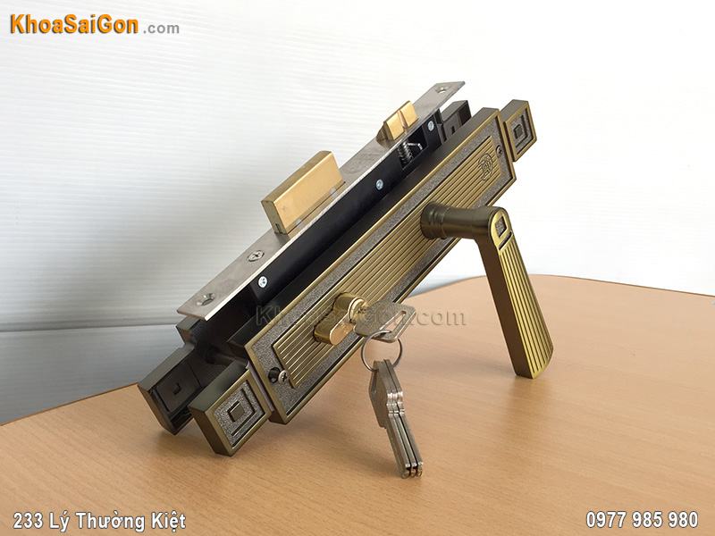 Kh&oacute;a tay nắm cửa ch&iacute;nh Việt Tiệp - 1