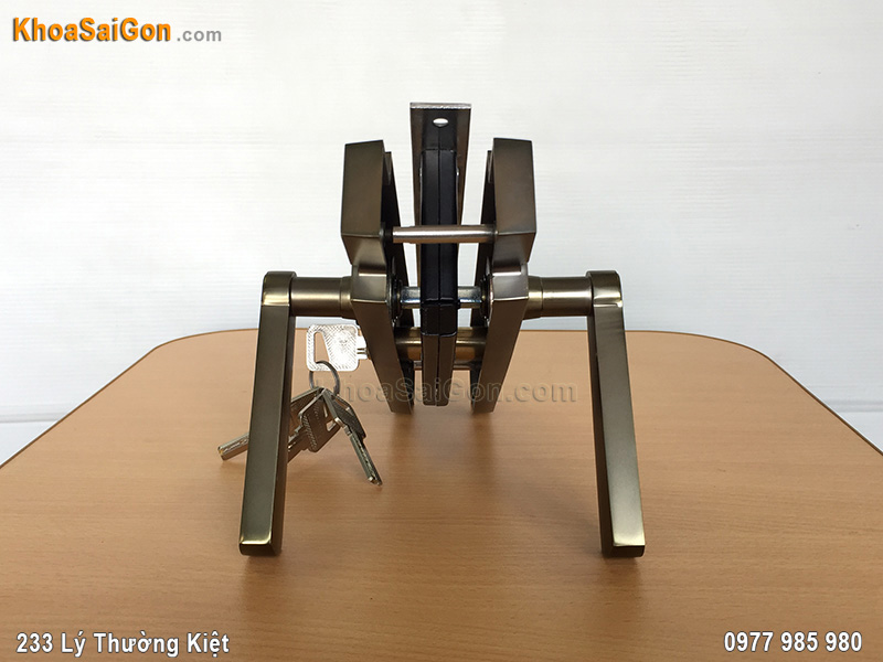 Kh&oacute;a tay nắm cửa ch&iacute;nh Việt Tiệp - 2