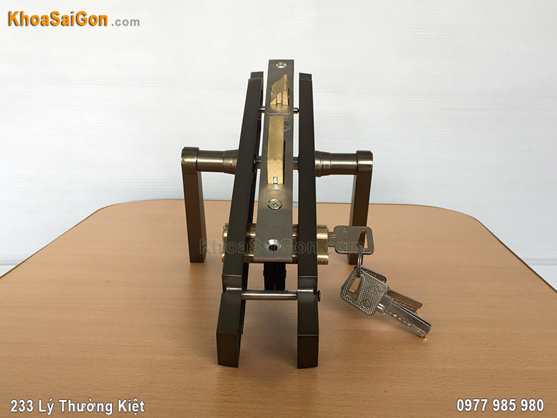 Kh&oacute;a tay nắm cửa ch&iacute;nh Việt Tiệp - 3