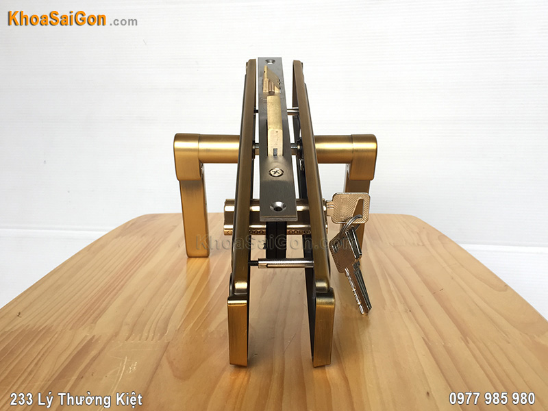 Kh&oacute;a tay nắm cửa ch&iacute;nh Việt Tiệp 04939 - 2