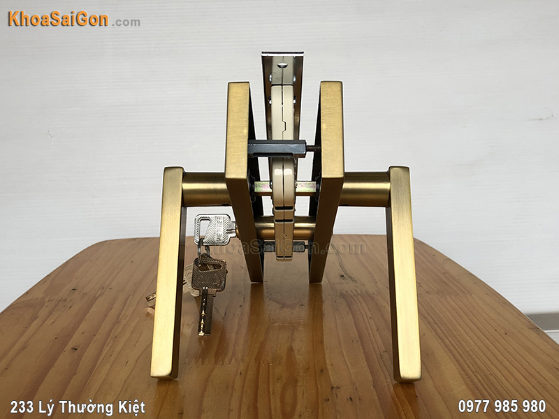Kh&oacute;a tay nắm cửa ch&iacute;nh Việt Tiệp 04945 - 2