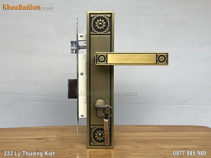Kh&oacute;a tay nắm cửa ch&iacute;nh Việt Tiệp 04945 - 6