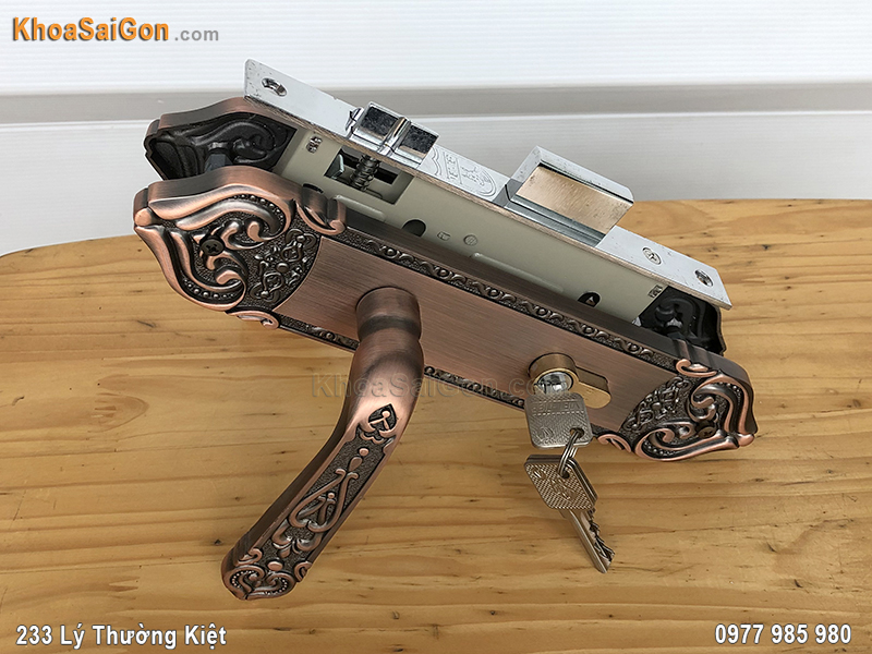 Kh&oacute;a tay nắm cửa đi Việt Tiệp 04351 - 5