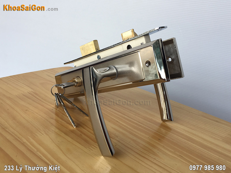 Kh&oacute;a tay gạt cửa đi Việt Tiệp 04908 - 1