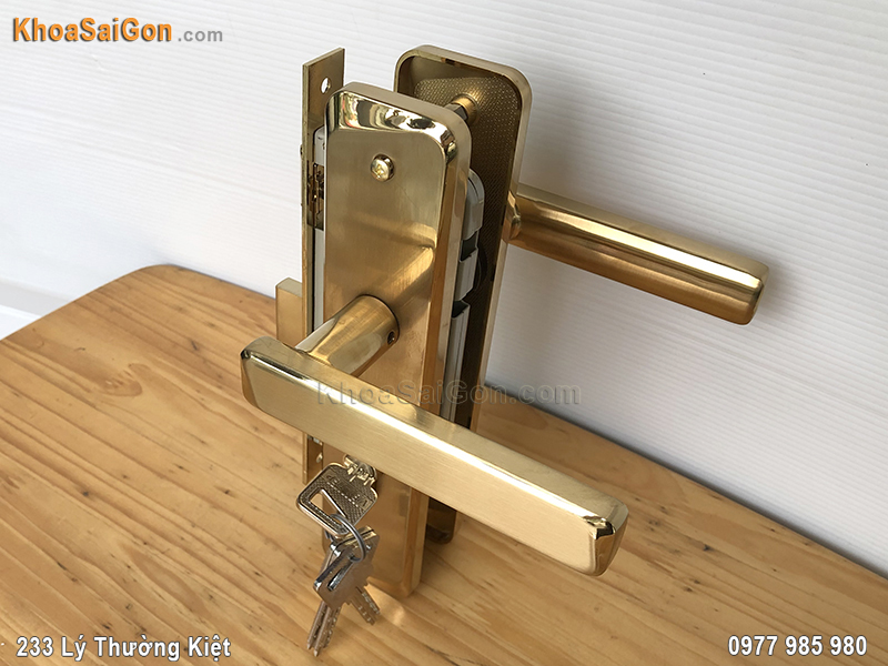 Kh&oacute;a tay nắm cửa ph&ograve;ng Việt Tiệp 04335 - 4