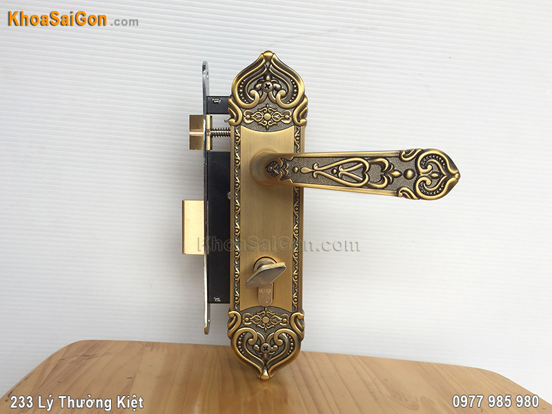 Kh&oacute;a tay nắm cửa th&ocirc;ng ph&ograve;ng Việt Tiệp 04341 - 6