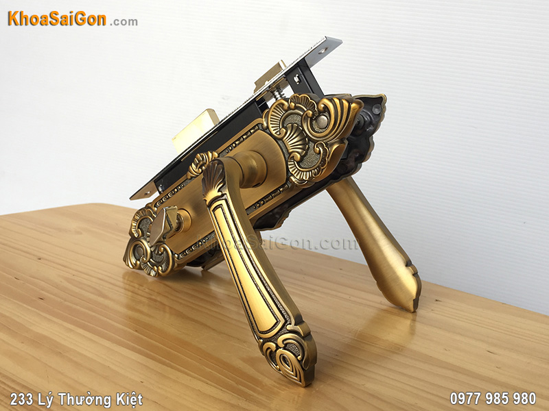 Kh&oacute;a tay nắm cửa th&ocirc;ng ph&ograve;ng Việt Tiệp 04342 - 2