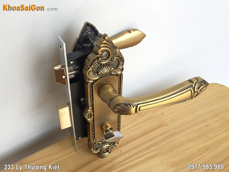 Kh&oacute;a tay nắm cửa th&ocirc;ng ph&ograve;ng Việt Tiệp 04342 - 5