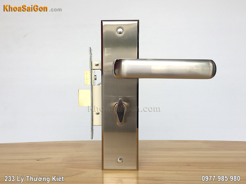 Kh&oacute;a tay gạt cửa th&ocirc;ng ph&ograve;ng Việt Tiệp 04508 - 6