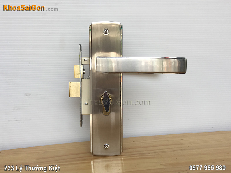 Kh&oacute;a tay nắm cửa th&ocirc;ng ph&ograve;ng Việt Tiệp 04509 - 6