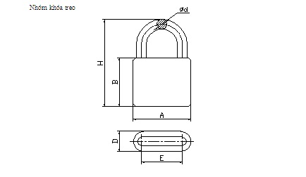 bản vẽ kh&oacute;a tay gạt